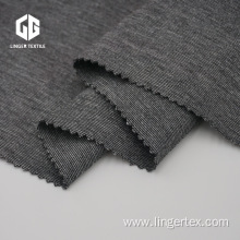 Heather Grey Polyester Rayon Spandex Roma Fabric